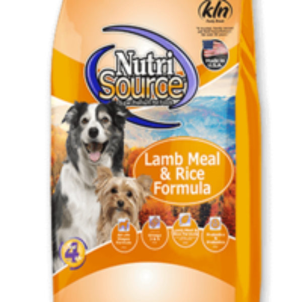 NUTRISOURCE LAMB MEAL & RICE 5 LBS