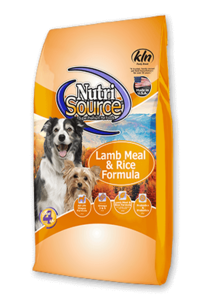 canes adultos lamb meal & rice formula 5lb nutrisource