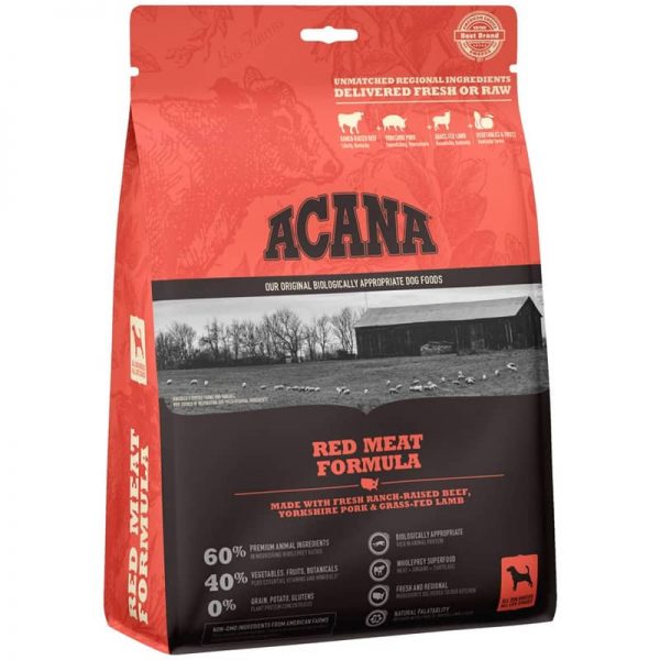 ACANA DOG HERITAGE RED MEATS 4.5 LBS / 2 KG